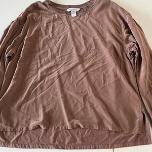 Athleta Long Sleeve Tee in Dusty Rose